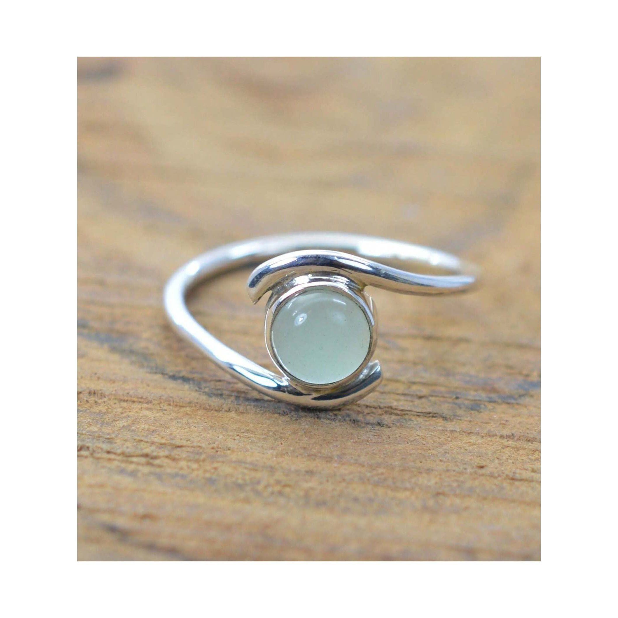 925 Silver Gemstone Side Ring